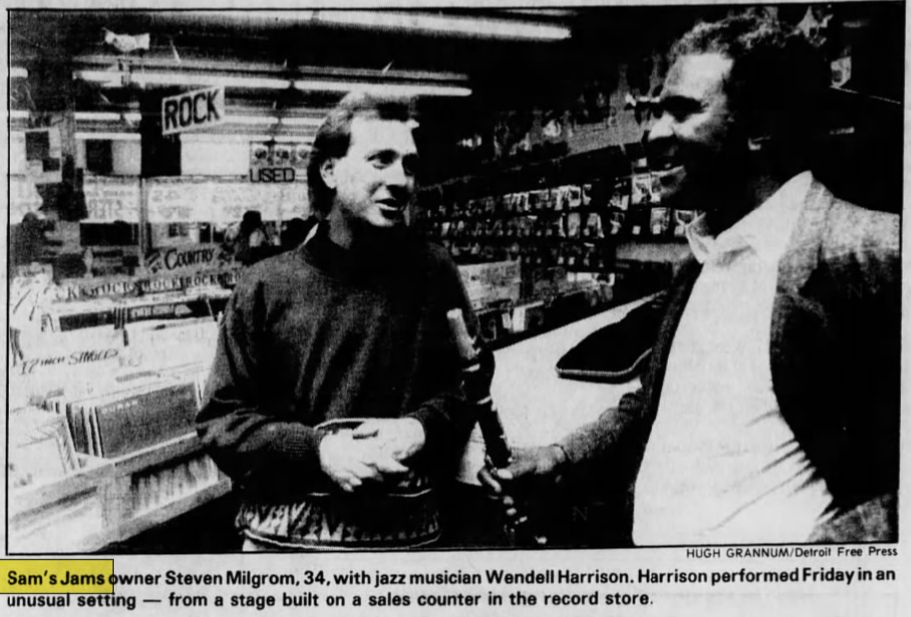 Sams Jams - May 1987 News Photo (newer photo)